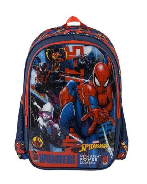 حقيبة مدرسة أوتو الابتدائية Spiderman Hawk Wonder