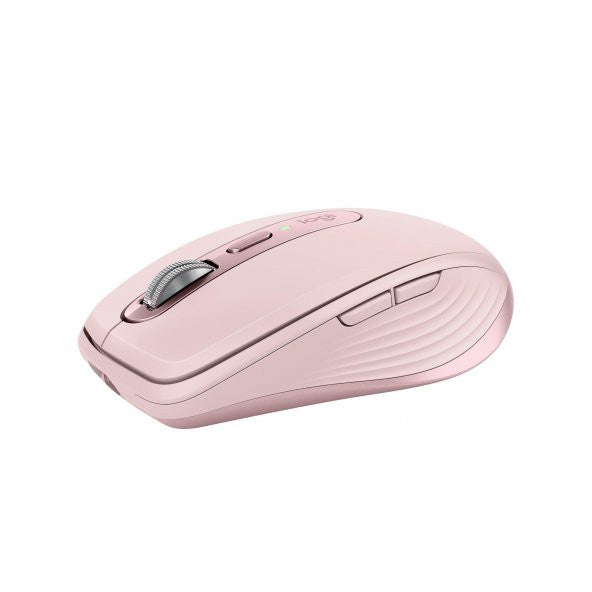 Logitech Mx Anywhere 3S Compact 8000 DPI Optical Sensor Silent Bluetooth Wireless Mouse - Pink