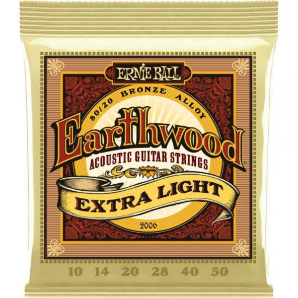 Ernie Ball P02006 Extra Light 10-50 Acoustic Guitar String