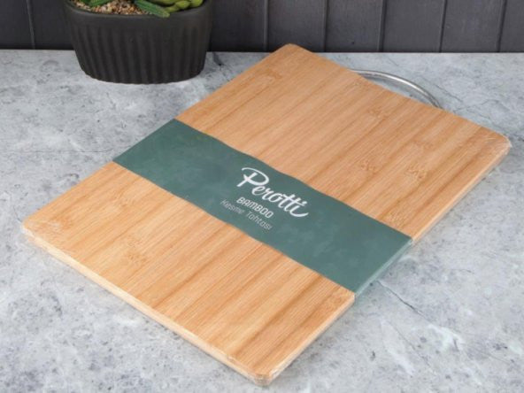 Rossel Premium Perotti Real Bamboo Cutting Board 26*36 Cm. 12935