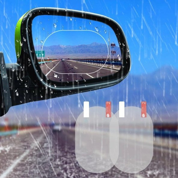 Rainproof Slide Film Car Auto Exterior Mirror Vehicle Exterior Rear View Mirror Easy View Film Anti Fog