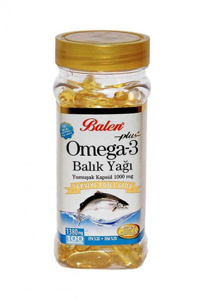 Balen Omega 3 Fish Oil - 1380 Mg - 100 Soft Capsules