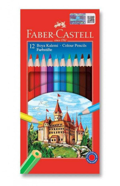 Faber Castell Dry Paint 12 Colors Full Size 1 Piece