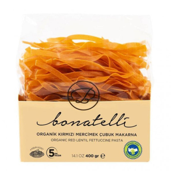 Bonatelli Organic Red Lentil Stick Pasta 400 g ℮