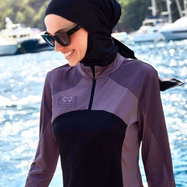 Graphic Design Hijab Swimsuit