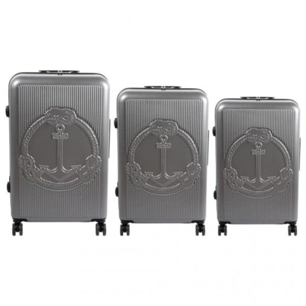 Biggdesign Ocean Gray 3-piece suitcase set