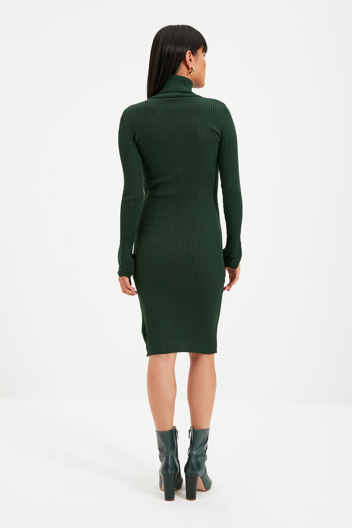 Dress |  Trendyolmilla Green Knitwear Dress Twoaw20Yn0005.