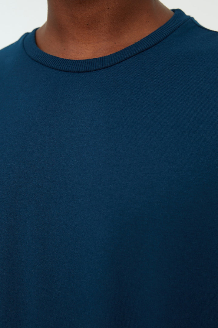 Wetsuit Tops |  Trendyol Man Men Regular Fit Crew Neck Long Sleeved Sweatshirt Tmnaw20Sw0164.