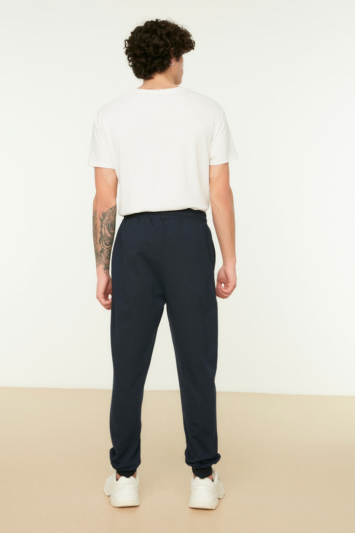Snow Pants & Suits |  Trendyol Man Men Regular Fit Rubber Leg Printed Sweatpants Tmnaw22Ea0303.