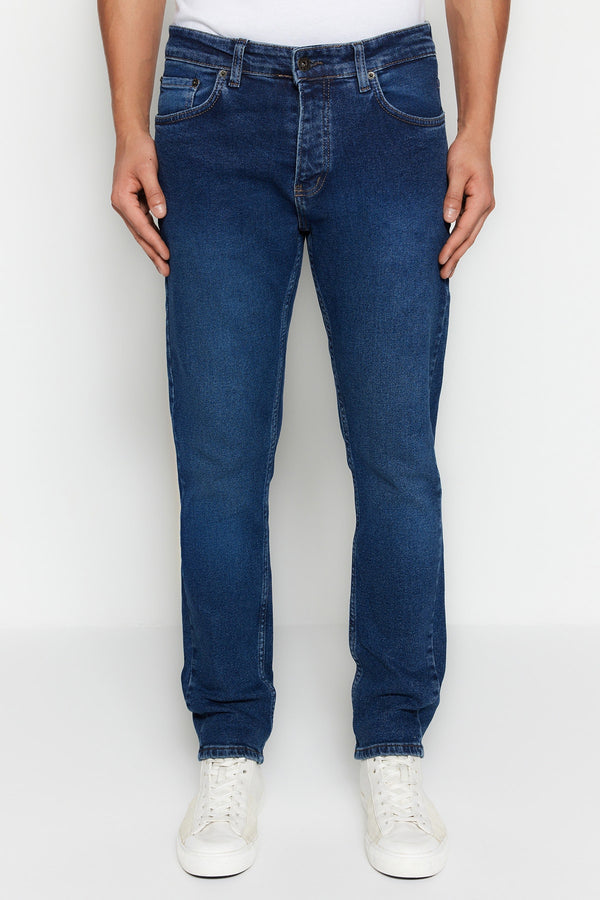 TRENDYOL MAN Men's Slim Fit Flexible Fabric Jeans Denim Trousers TMNAW23JE00071