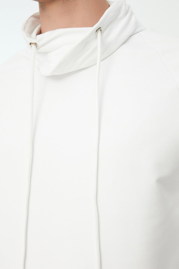 Wetsuit Tops |  Trendyol Man Men Regular Fit Collar Long Sleeve Basic Sweatshirt Tmnaw21Sw0302.