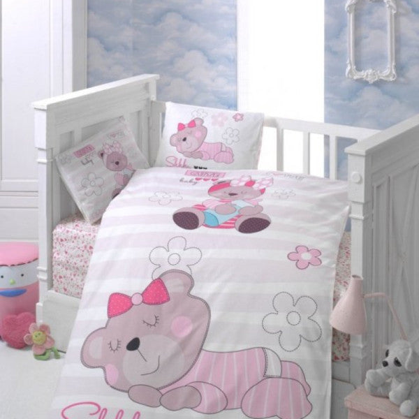 Komfort Home Baby Sleeping Set 100 Cotton (Quilt and +2 Pillows)