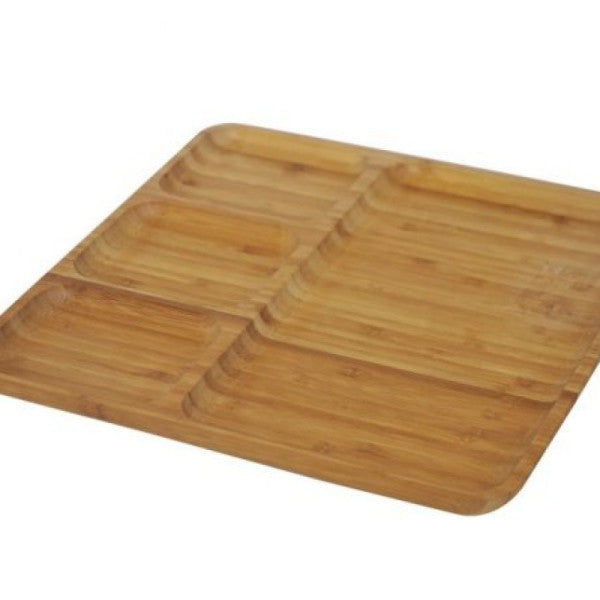My Bamboo Serving Dish With 4 Divisions Carlin B2519