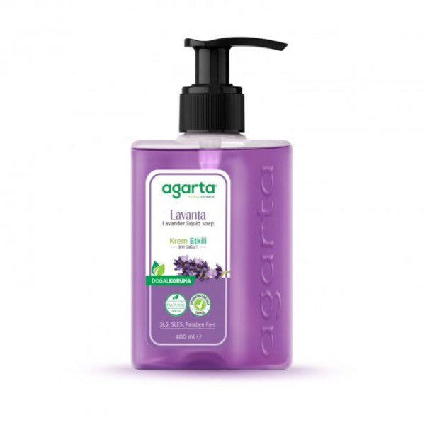 Agarta Natural Creamy Effect Liquid Soap Lavender 400 ml