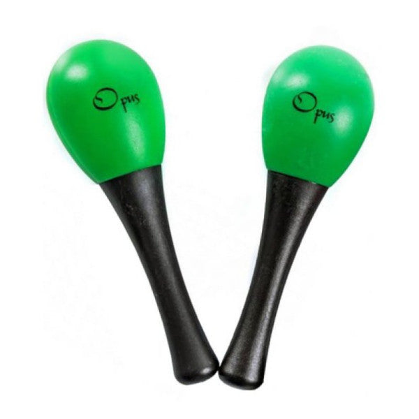 Opus PM-2 green Plastic Handled Maracas