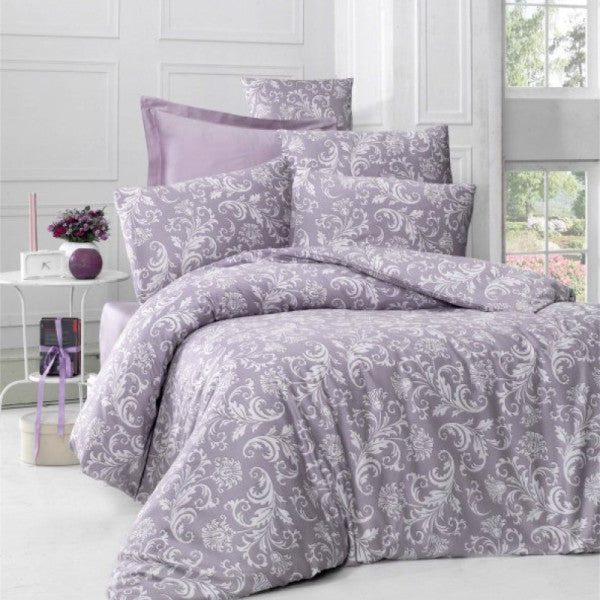 Komfort Home Single Exclusive Deluxe Satin Duvet Cover Set (Lilac)