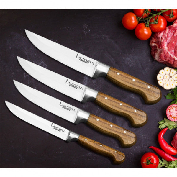 Lazbisa Kitchen Knife Set Meat Mincer Fruit Vegetable Butcher Knife (0-1-2-3)
