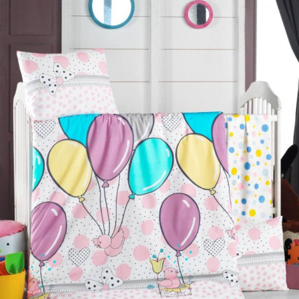 Komfort Home Baby Sleeping Set 100% Cotton / Balloons