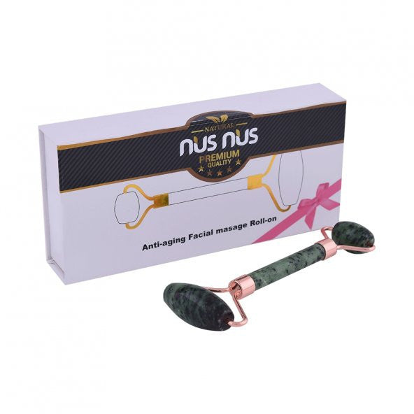 Nusnus Natural Double Sided Anyolite Stone Massage Tool Roller