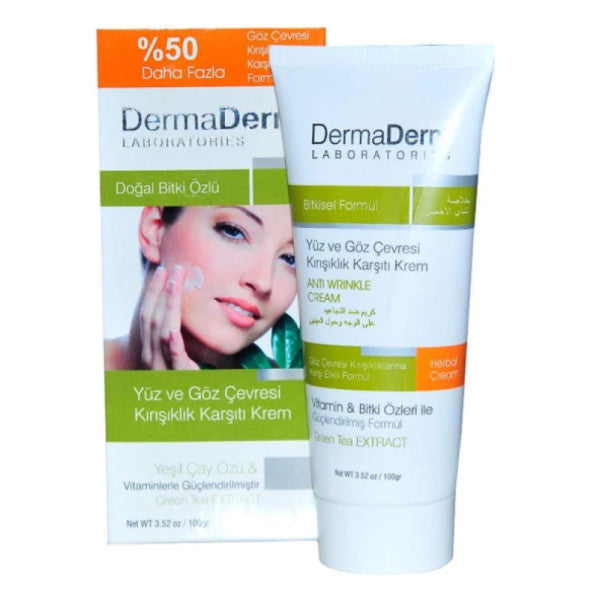 Dermaderm Face and Eye Contour Anti-Wrinkle Cream 100 GR