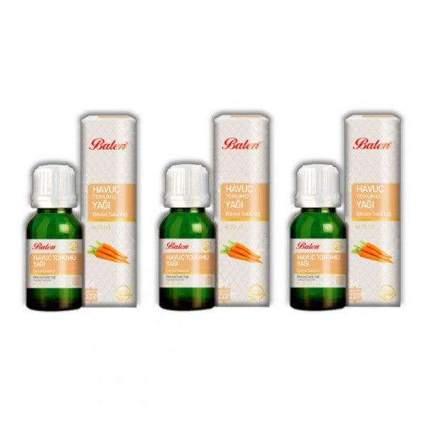 Balen Carrot Seed Oil (Cold Press) 20 Ml 3 Pieces