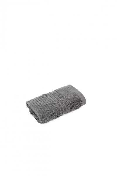 Green Black Arina Hand Towel 100% Cotton Air Twist Anthracite 30X50 Cm