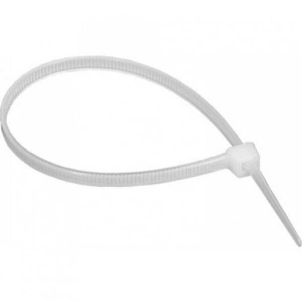 Cable Tie Plastic Velcro Clamp 4.8X380Mm 100 Pcs White