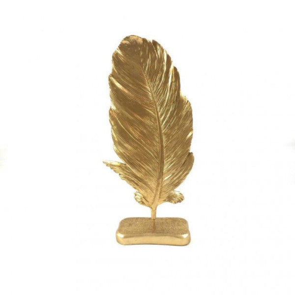 Decorative Feather Leaf Gold