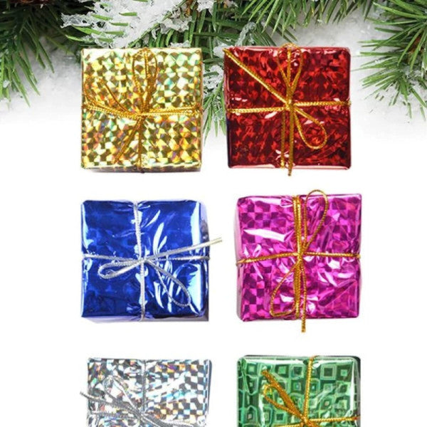 Waldern Christmas Tree Ornament Pack Colorful 6 Pieces