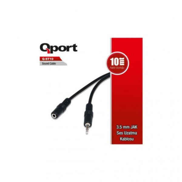 Qport Q-St10 3.5Mm Jack Stereo Audio 10 Meter Audio Extension Cable