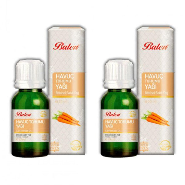 Balen Carrot Seed Oil (Cold Press) 20 Ml 2 Pieces