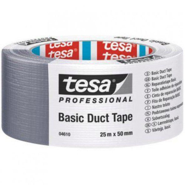 Tesa Repair Tape Basic Duck Black 25x50 04610-00003-00