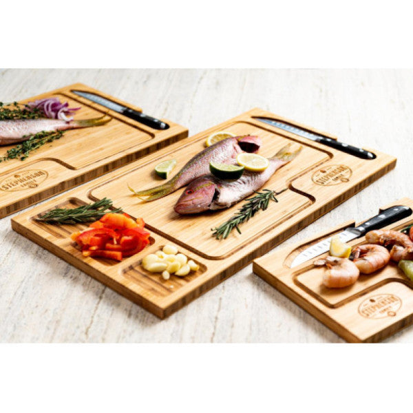 Natural Wood Chopping Board, Meat and Deli Baked Snack Bread Fruit Serving Tray