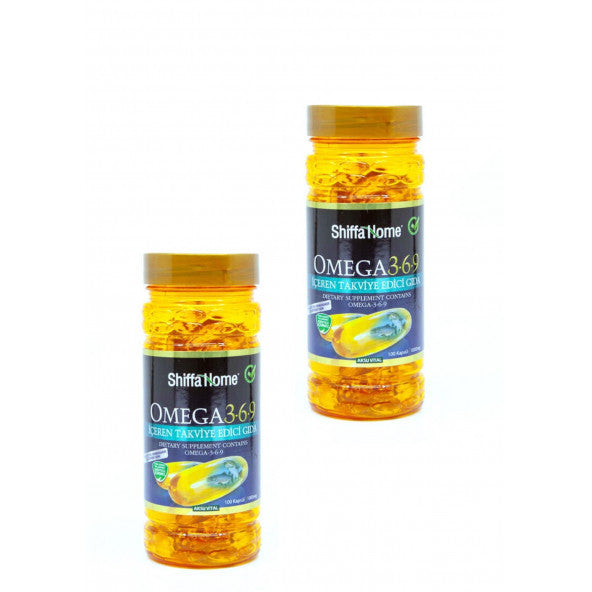 Omega-3-6-9 Softgel 1000 Mg 100 Capsules X 2 Pieces