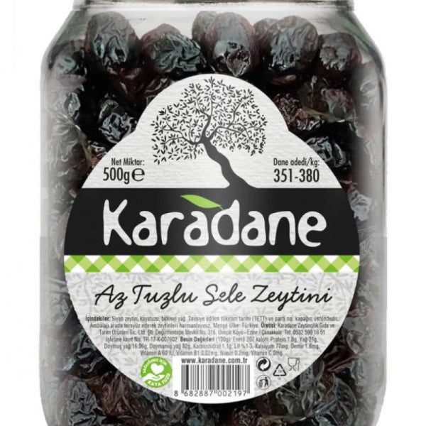 Karadane Natural Low Salt Saddle Olive 351 - 380 Caliber 500G