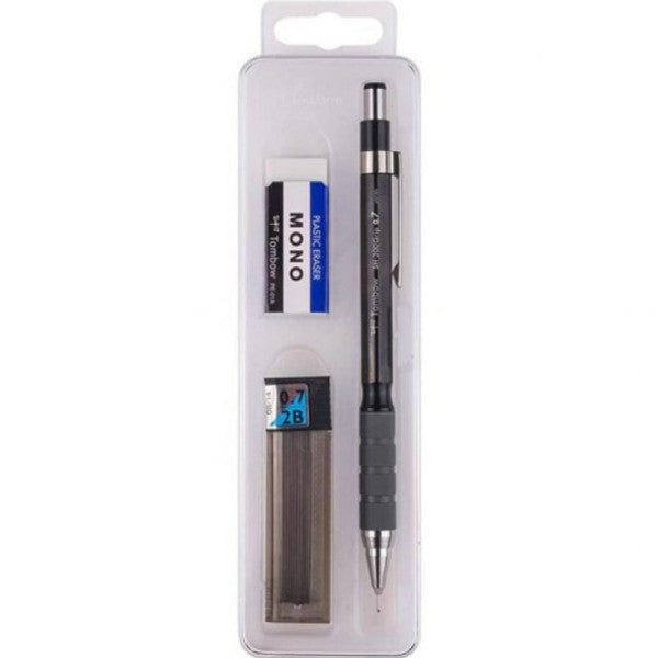Tombow prosatil Pen SH-300 Grip 0.7 مم مجموعة بلاستيكية أسود