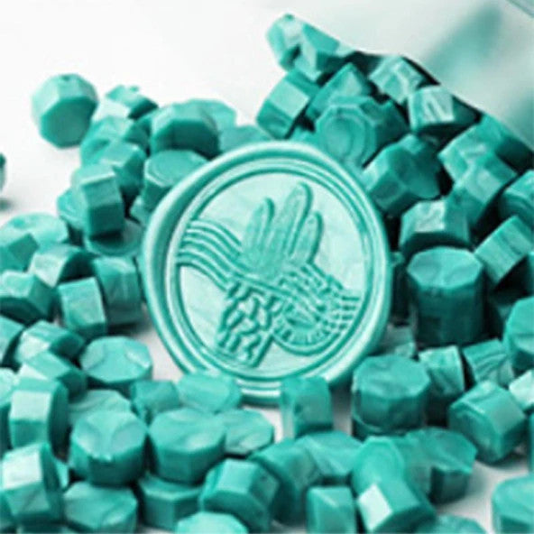 Seal Wax 300 Beads for 100 Invitations Model: 44 Emerald Green