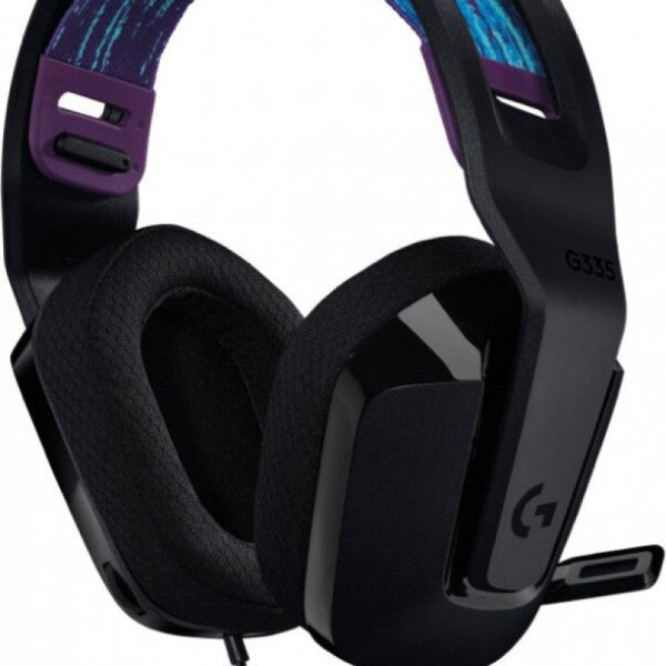 Logitech G335 Wired On-Ear Gaming Headset - Black 981-000978