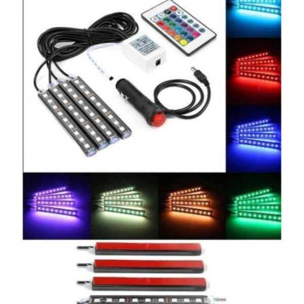 In-Car Underfoot Music And Sound Sensitive Color Controlled Led