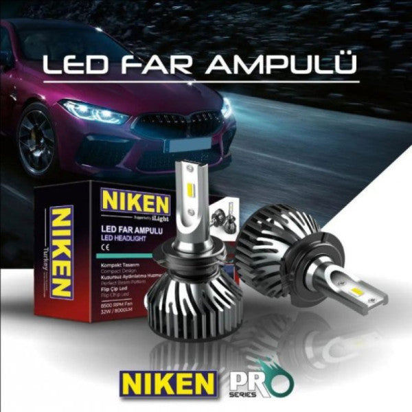 Niken Headlight Bulb Led Xenon Pro Series 9005