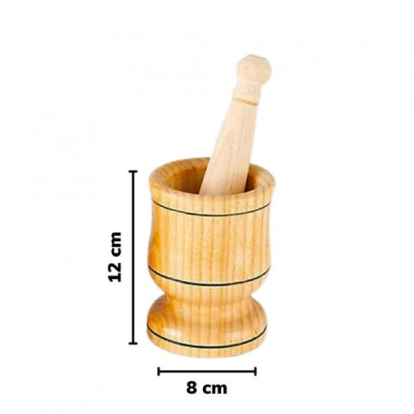 Piev Wooden Mortar Large Size