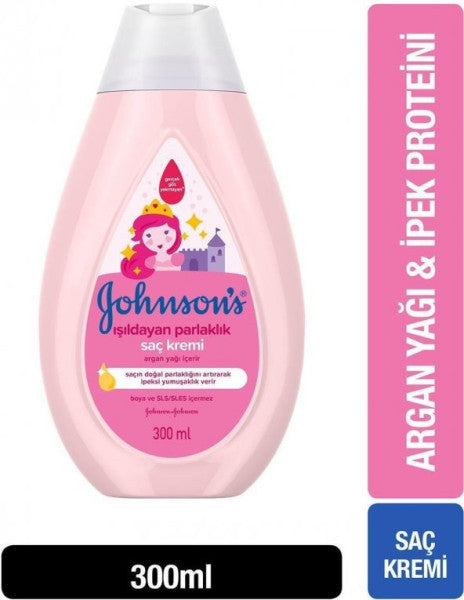 Johnson's Baby Hair Conditioner 300 Ml Of Luminescent Brightness Of