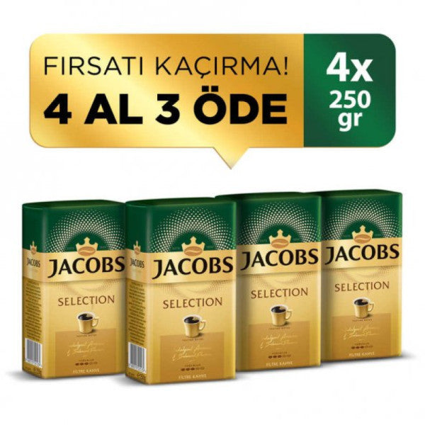 Jacobs Selection Filter Coffee 250 Gr Buy 4 Get 3