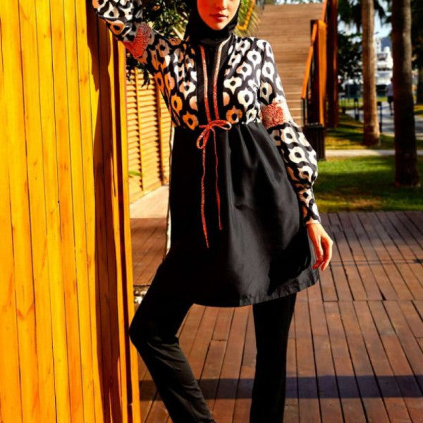 Tarz-I Muntazam Design Hijab Swimsuit
