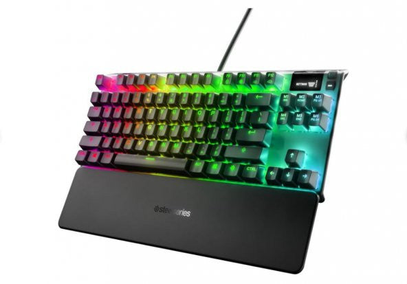SteelSeries Apex Pro TKL Usb Wired UK Adjustable Omni Switch Mechanical Gaming Q Keyboard