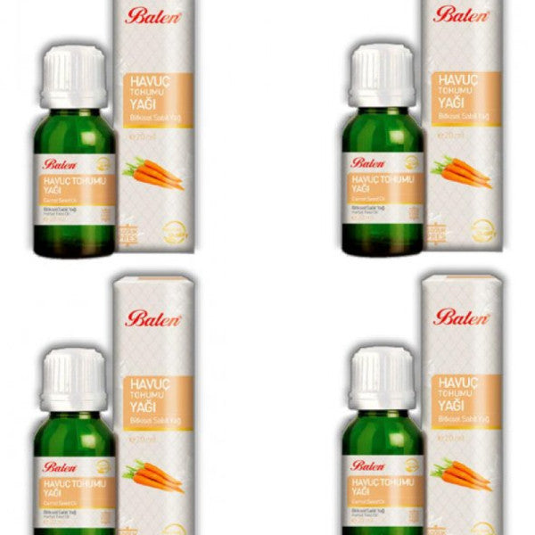 Balen Carrot Seed Oil (Cold Press) 20 Ml 4 Pieces