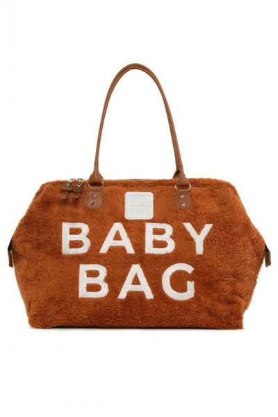 Bagmori Taba Baby Bag Embroidered Plush Mommy Baby Bag