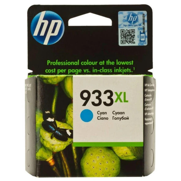 Hp 933Xl Cyan Blue High Capacity Cartridge Cn054Ae