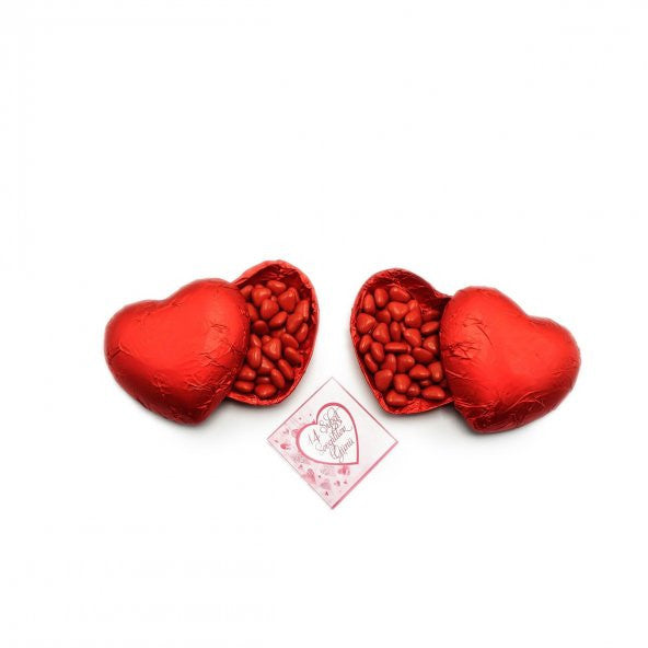 Valentine's Day Red Gilt Heart Chocolate