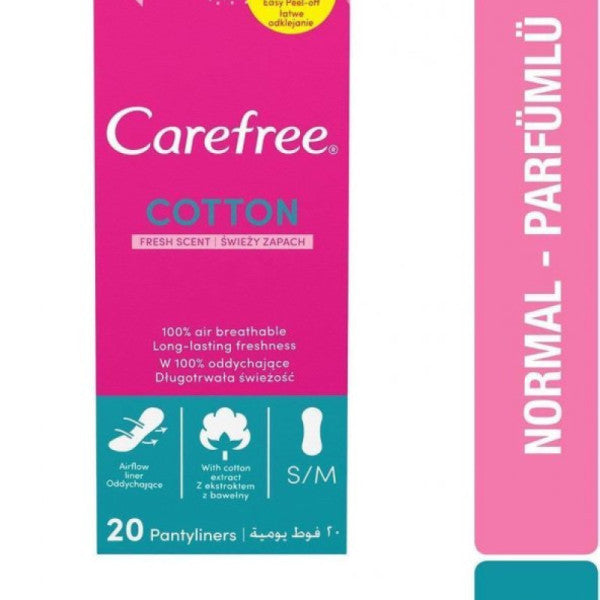 Li Carefree Panty Liners Cotton And 20 Normal Shock Price !
